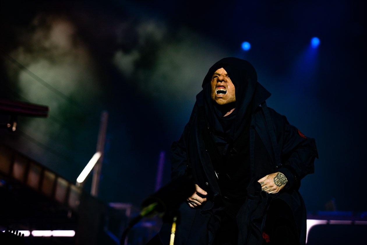 Corey Taylor und Co. machten sich bei ihrem Comeback am letzten Festivaltag die Hauptbühne untertan. – Slipknot.