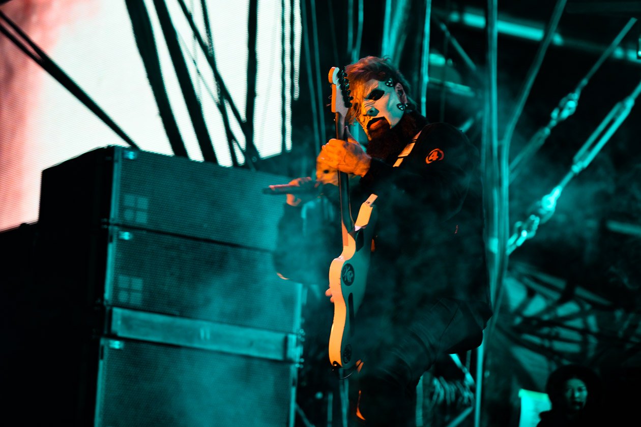 Corey Taylor und Co. machten sich bei ihrem Comeback am letzten Festivaltag die Hauptbühne untertan. – Slipknot.