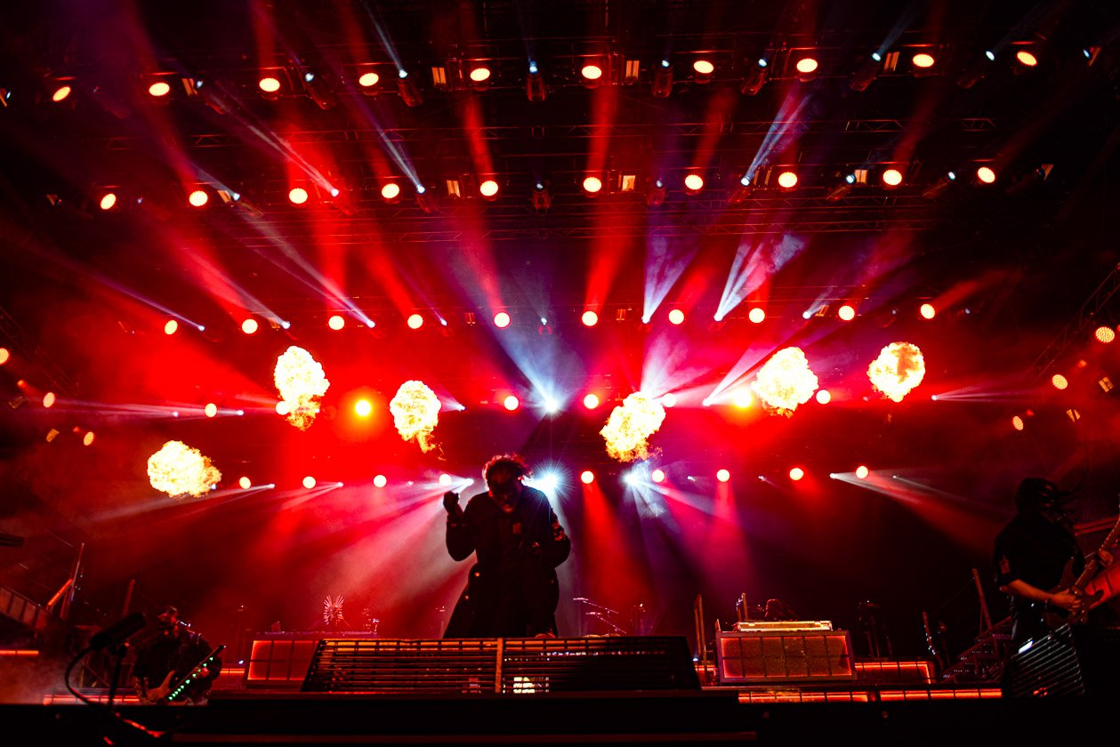 Corey Taylor und Co. machten sich bei ihrem Comeback am letzten Festivaltag die Hauptbühne untertan. – Slipknot.