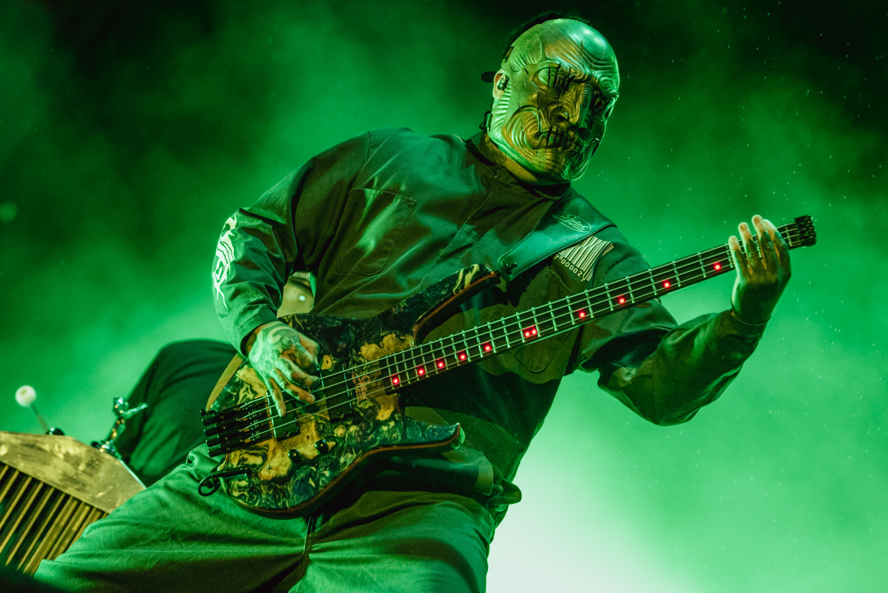 Der Headliner aus den Staaten zerlegte am Freitag die Bühne. – Slipknot.