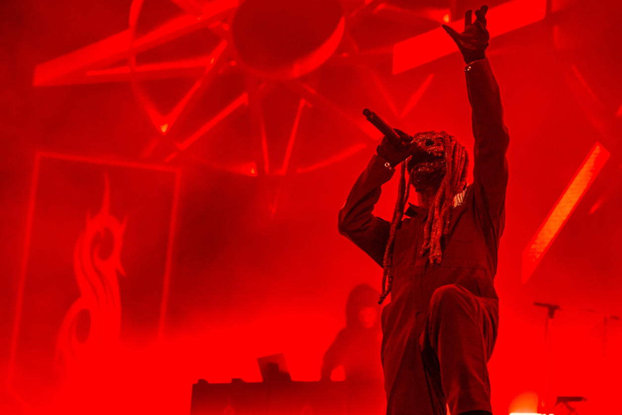 Der Headliner aus den Staaten zerlegte am Freitag die Bühne. – Slipknot.