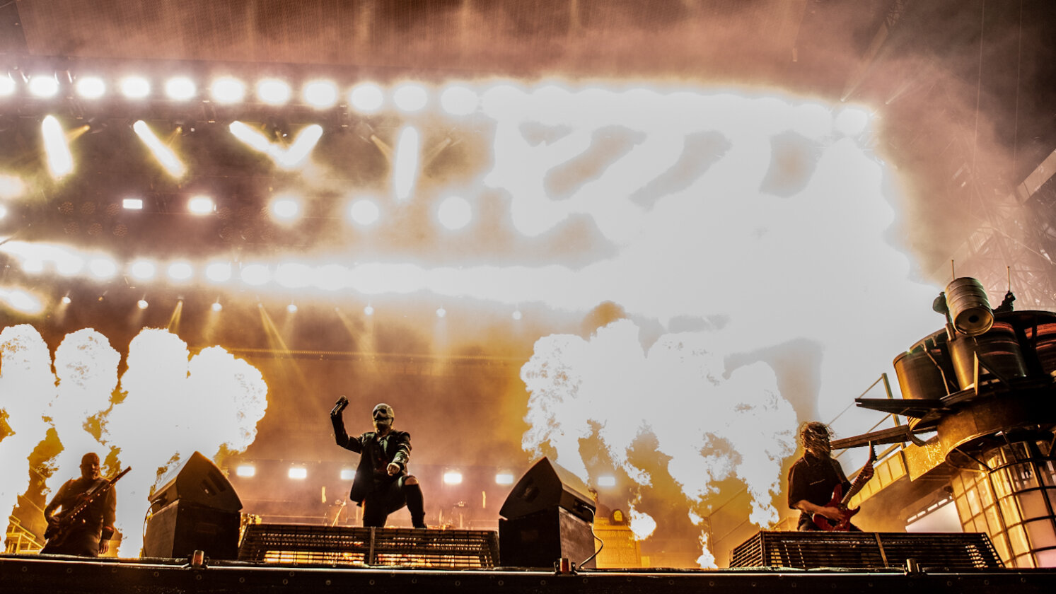 Als Slipknot auf die Bühne kamen, brach ein Sturm über Wacken los. – Slipknot.