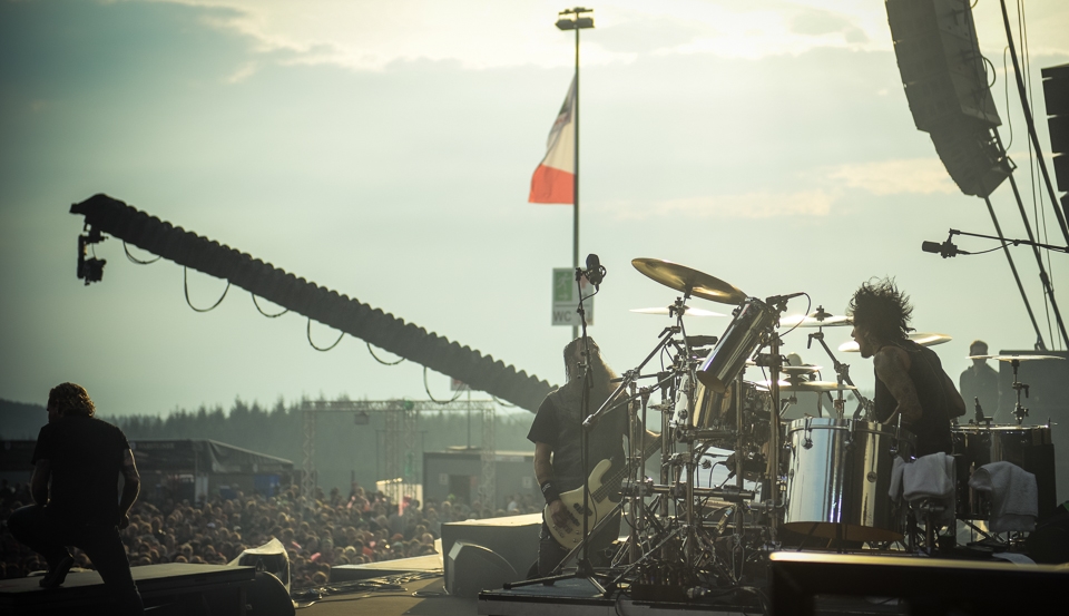Mittlerweile beinahe Dauergäste bei RAR: Stone Sour. – Stone Sour, Rock Am Ring 2013
