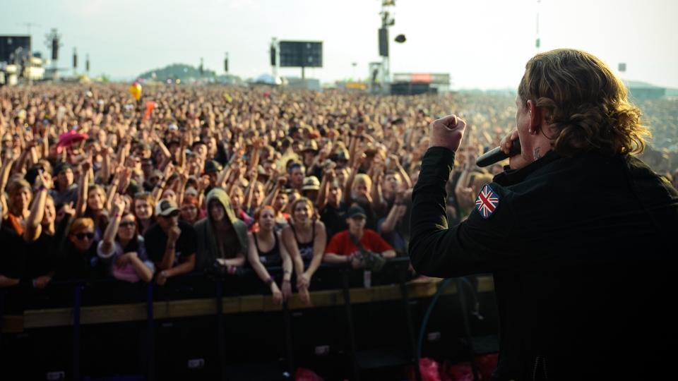 Mittlerweile beinahe Dauergäste bei RAR: Stone Sour. – Stone Sour, Rock Am Ring 2013