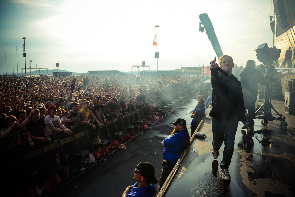 Mittlerweile beinahe Dauergäste bei RAR: Stone Sour. – Stone Sour, Rock Am Ring 2013