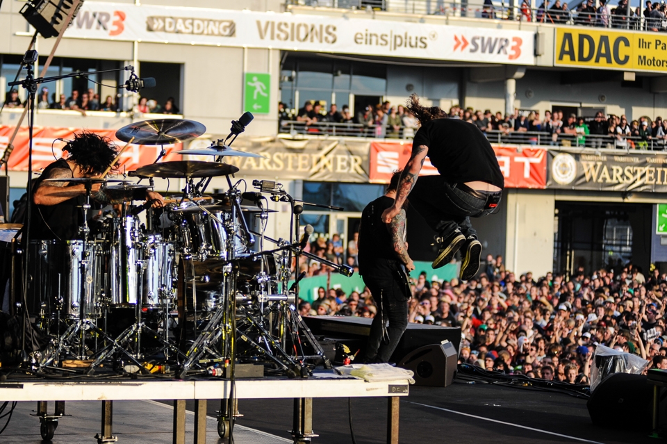 Mittlerweile beinahe Dauergäste bei RAR: Stone Sour. – Stone Sour, Rock Am Ring 2013