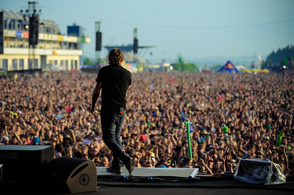 Mittlerweile beinahe Dauergäste bei RAR: Stone Sour. – Stone Sour, Rock Am Ring 2013