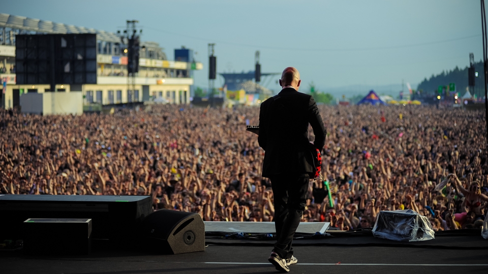 Mittlerweile beinahe Dauergäste bei RAR: Stone Sour. – Stone Sour, Rock Am Ring 2013