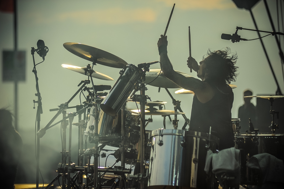 Mittlerweile beinahe Dauergäste bei RAR: Stone Sour. – Stone Sour, Rock Am Ring 2013