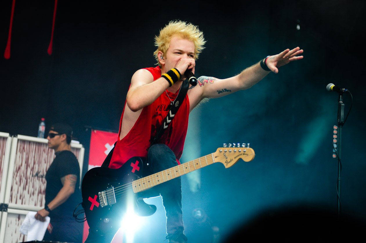 Sum 41 – Deryck Whibley und Co. rockten den Ring. – Deryck.