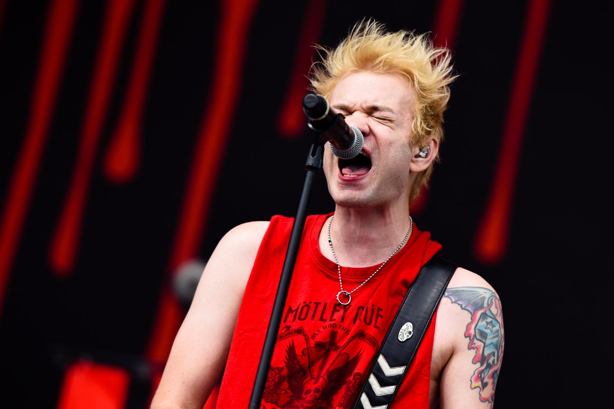 Sum 41 – Deryck Whibley und Co. rockten den Ring. – Deryck Whibley.