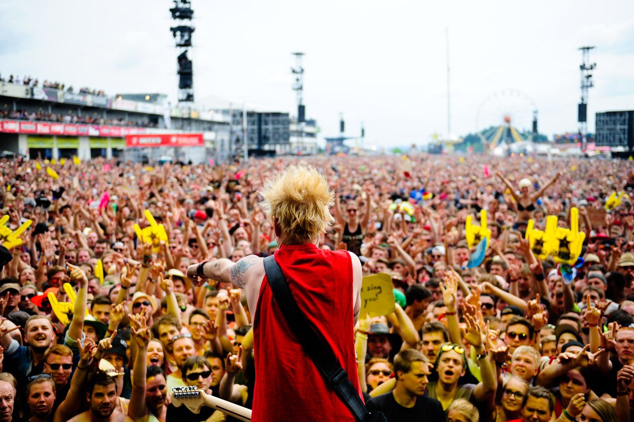 Sum 41 – Deryck Whibley und Co. rockten den Ring. – Was für ein Blick!