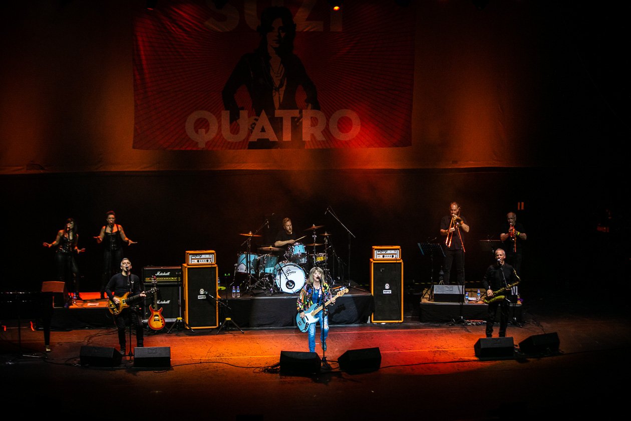 Mit der aktuellen Scheibe "No Control" o tour. – Suzi Quatro.