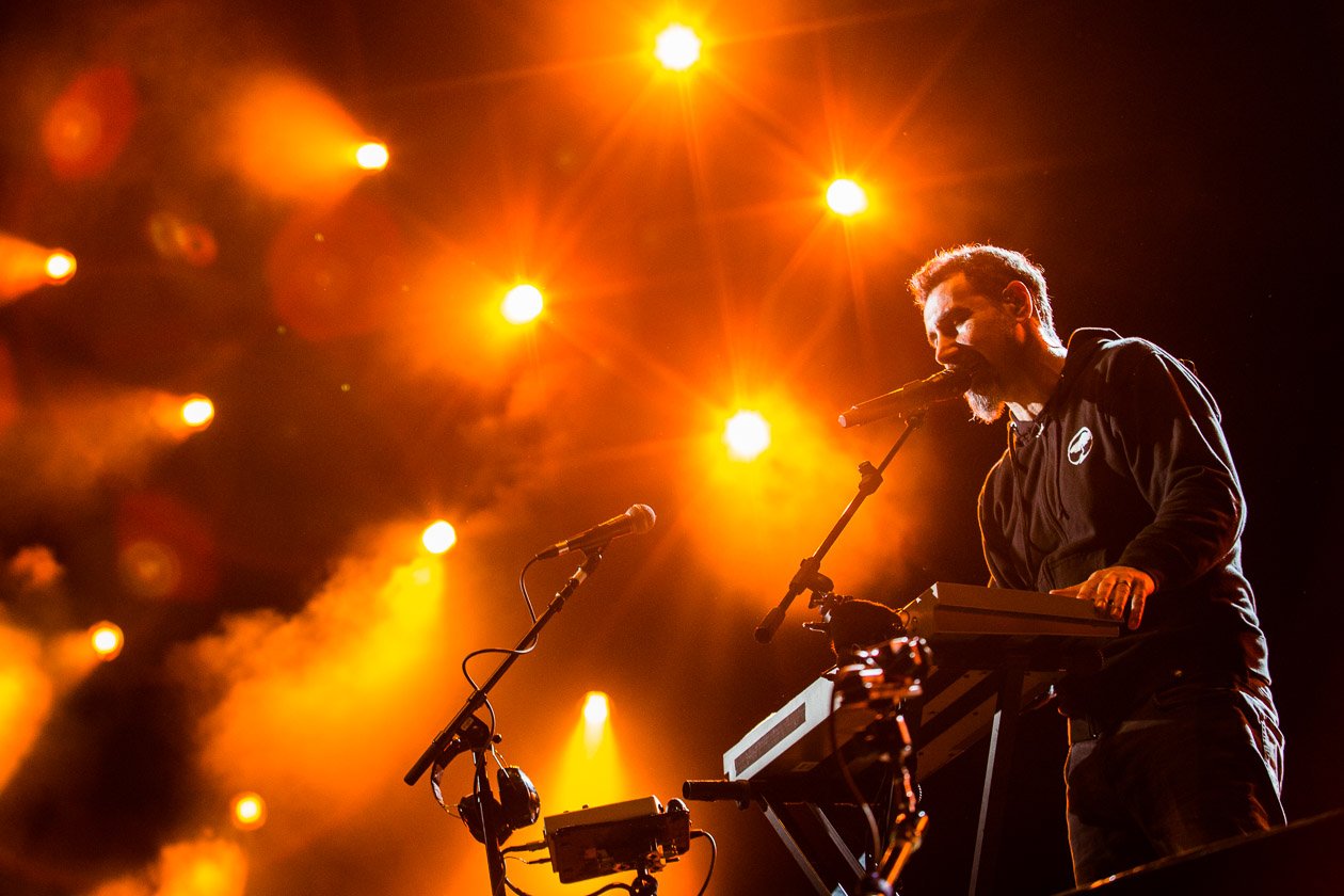 System Of A Down – Heiß herbei ersehnt: Serj Tankian und Band. – Headliner am Sonntag.