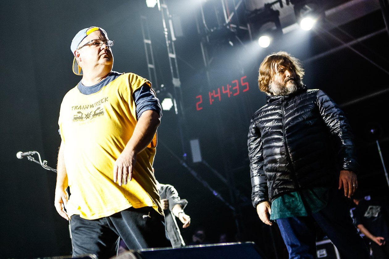 Tenacious D – Jack Black und Kyle Gass - die heimlichen Ring-Headliner. – Einmarsch ...