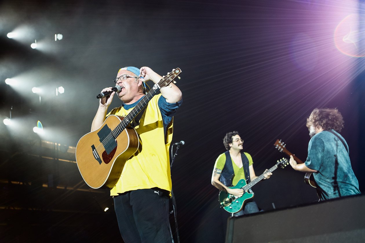 Tenacious D – Jack Black und Kyle Gass - die heimlichen Ring-Headliner. – Mit amtlicher Band am Start.