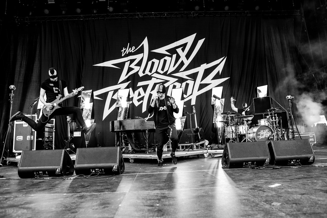 Die Italiener mischten den Ring auf. – The Bloody Beetroots.