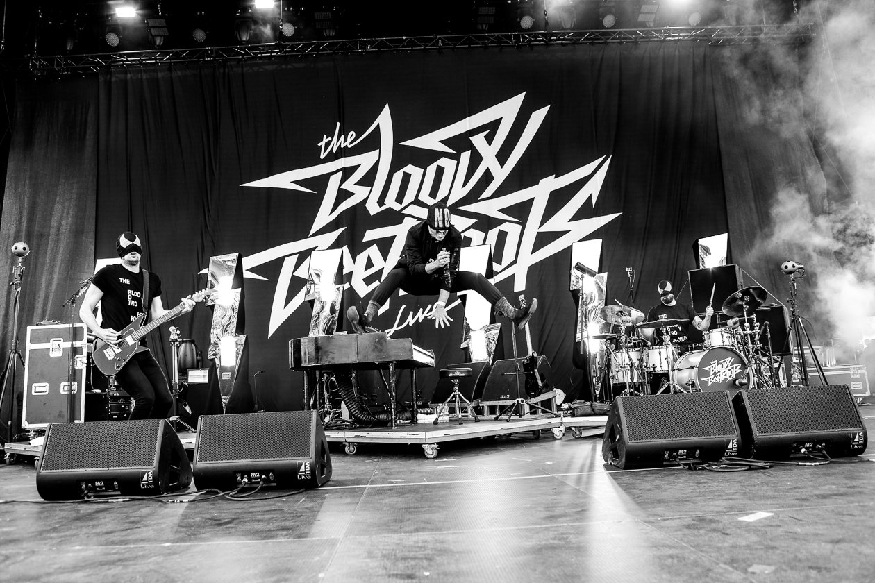 Die Italiener mischten den Ring auf. – The Bloody Beetroots.