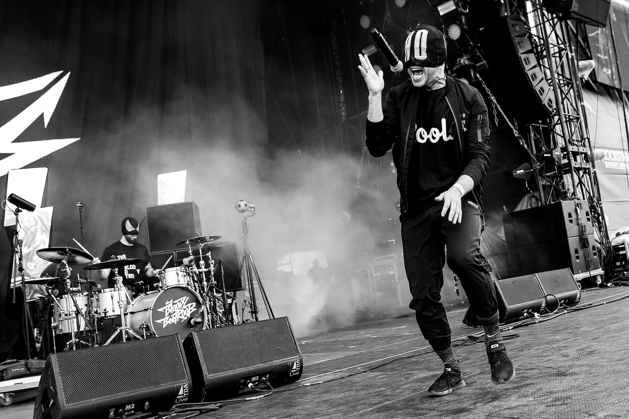 Die Italiener mischten den Ring auf. – The Bloody Beetroots.