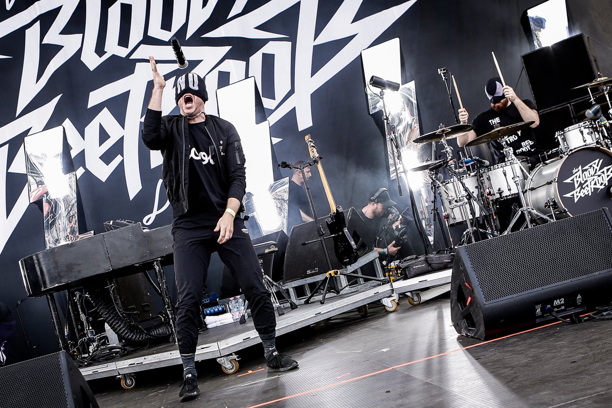 Die Italiener mischten den Ring auf. – The Bloody Beetroots.