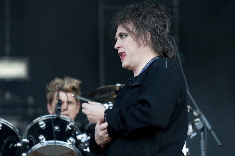 Überall Heimvorteil: Robert Smith und Band. – The Cure