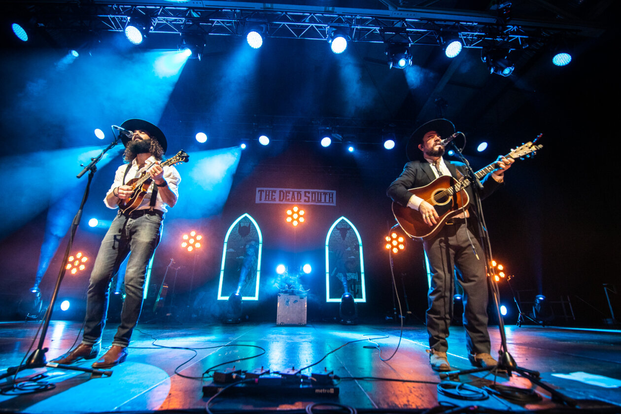 Die kanadischen Bluegrass-Punks beim Abstecher in der Hauptstadt. – The Dead South.