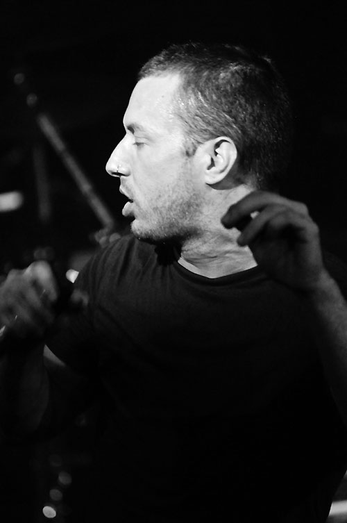 The Dillinger Escape Plan – Im Mascotte zeigten die Amis keine Gnade. – Greg Puciato.