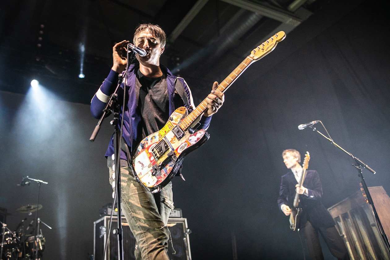 Pete Doherty, Carl Barât, John Hassall und Gary Powell live. – The Libertines.