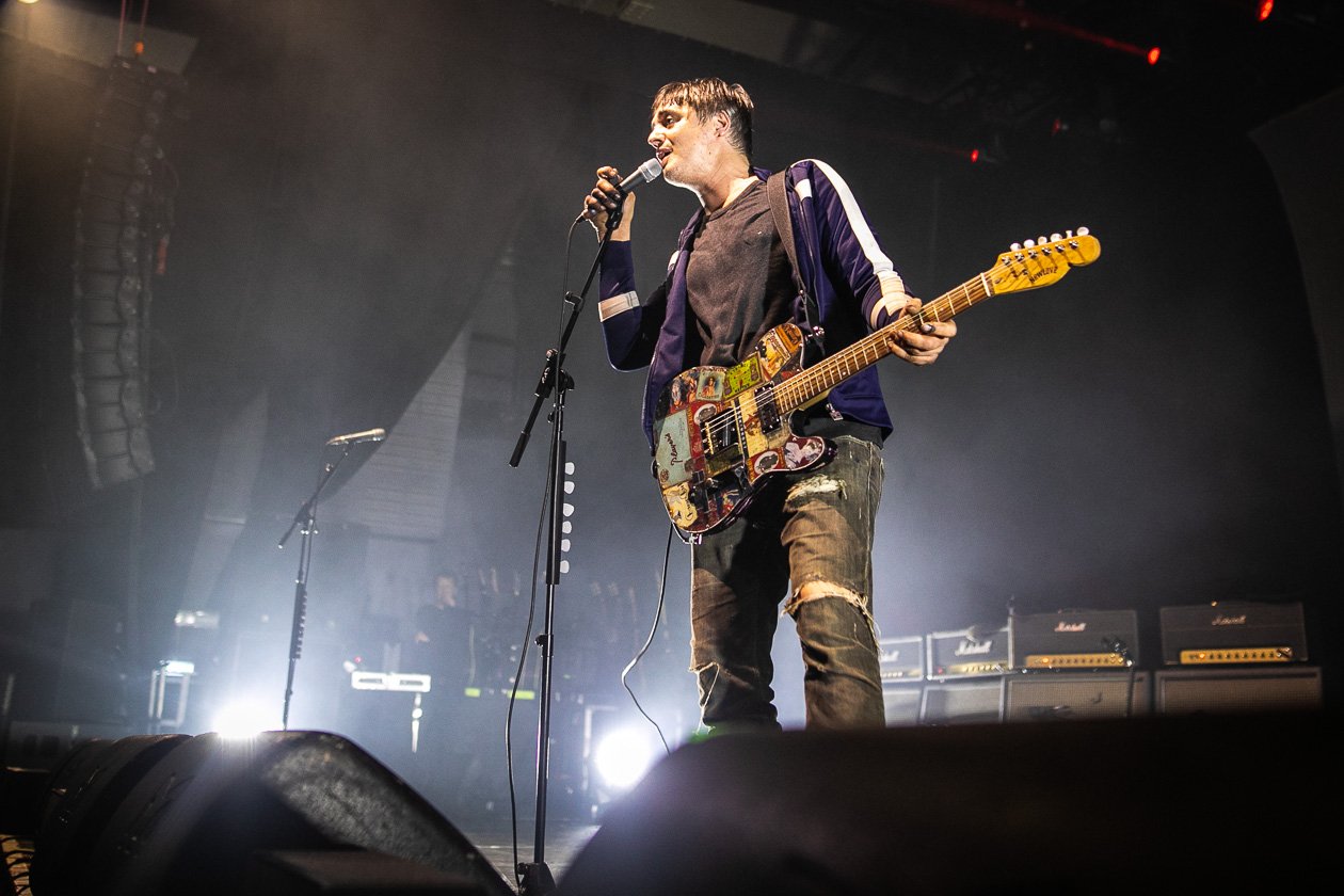 Pete Doherty, Carl Barât, John Hassall und Gary Powell live. – The Libertines.
