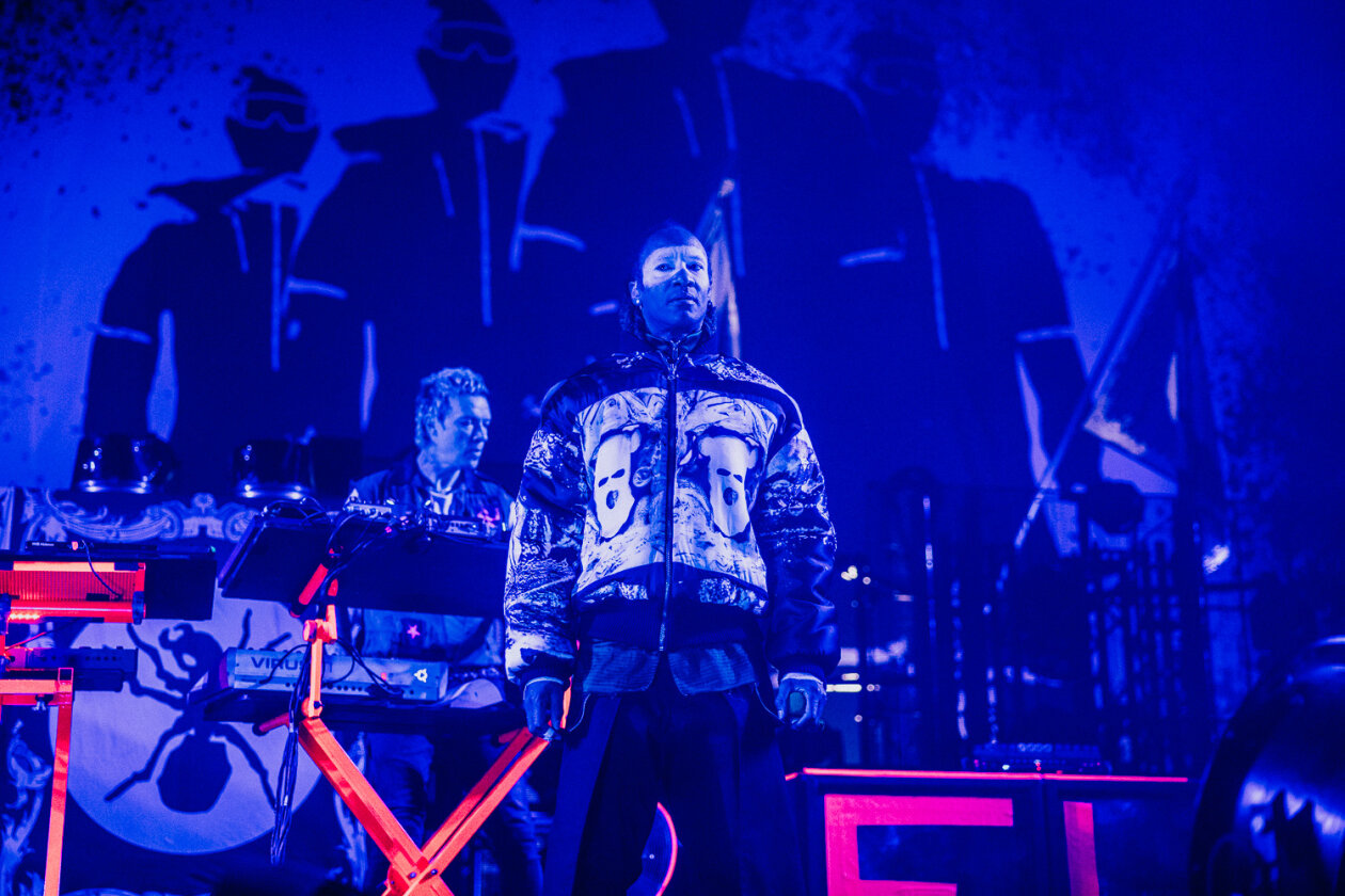 Bass-Attacke aus Großbritannien: Liam Howlett, Maxim und Band live. – The Prodigy.
