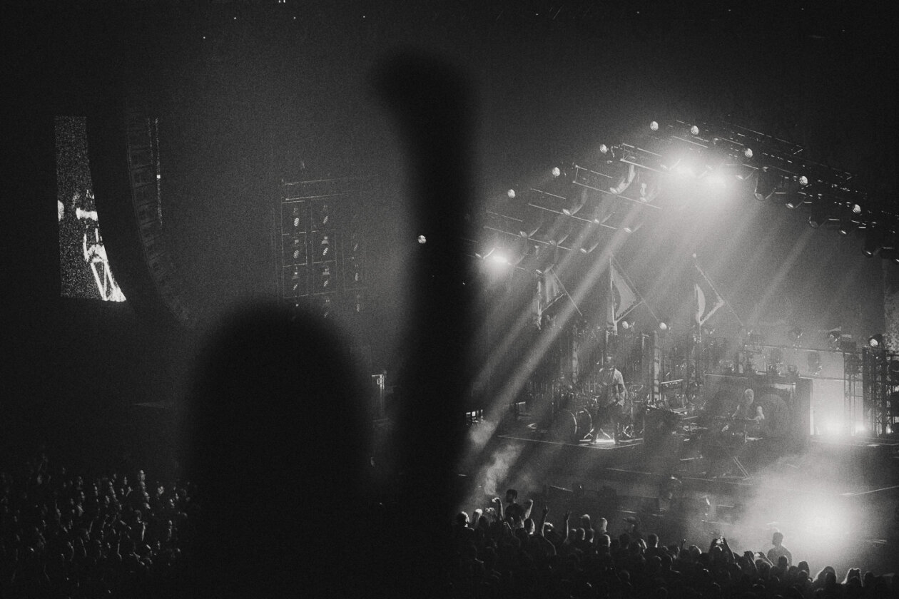 Bass-Attacke aus Großbritannien: Liam Howlett, Maxim und Band live. – The Prodigy.