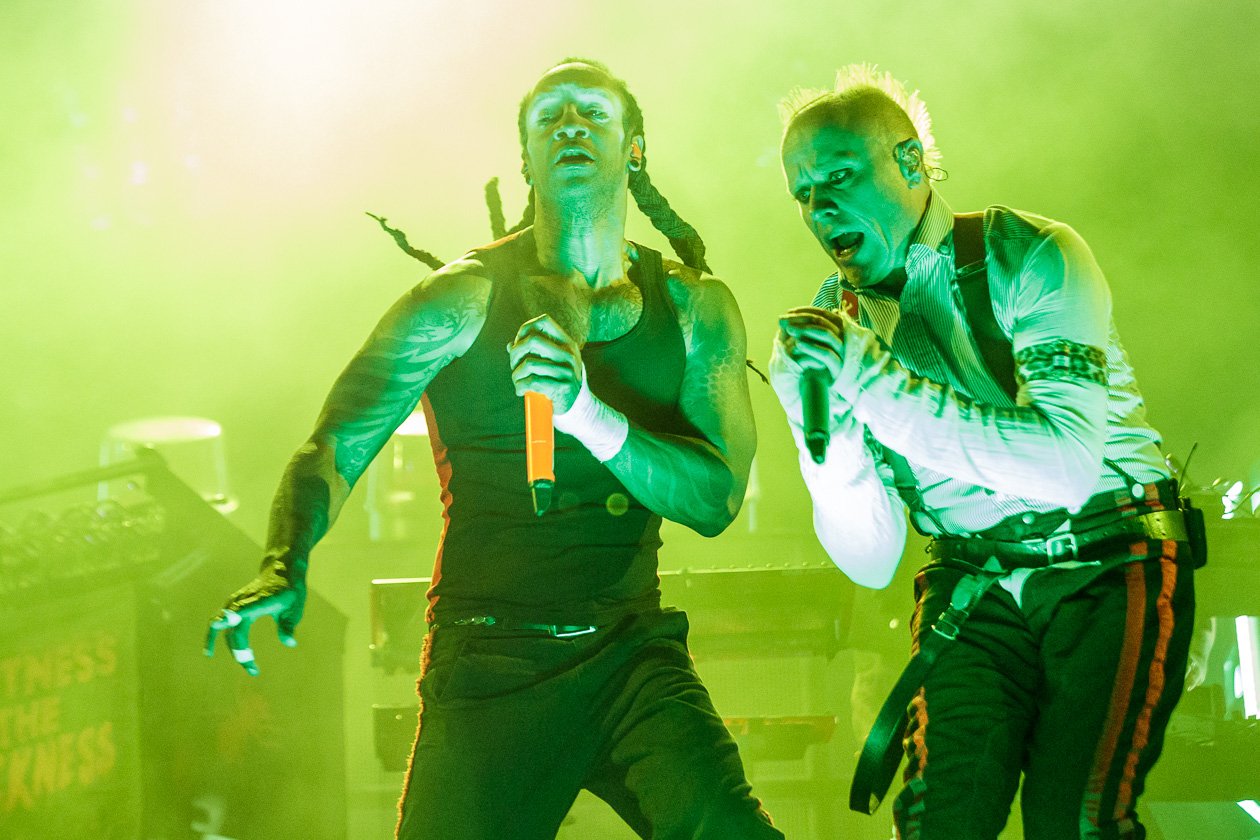 Am Festivalsamstag on stage and on fire! – The Prodigy.