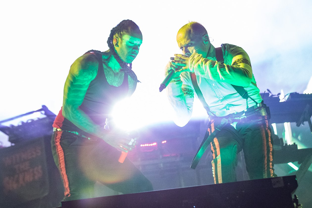 Am Festivalsamstag on stage and on fire! – The Prodigy.