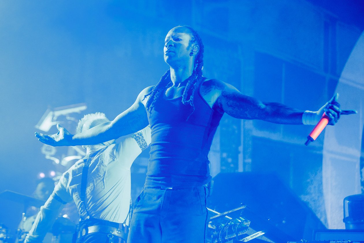Am Festivalsamstag on stage and on fire! – The Prodigy.