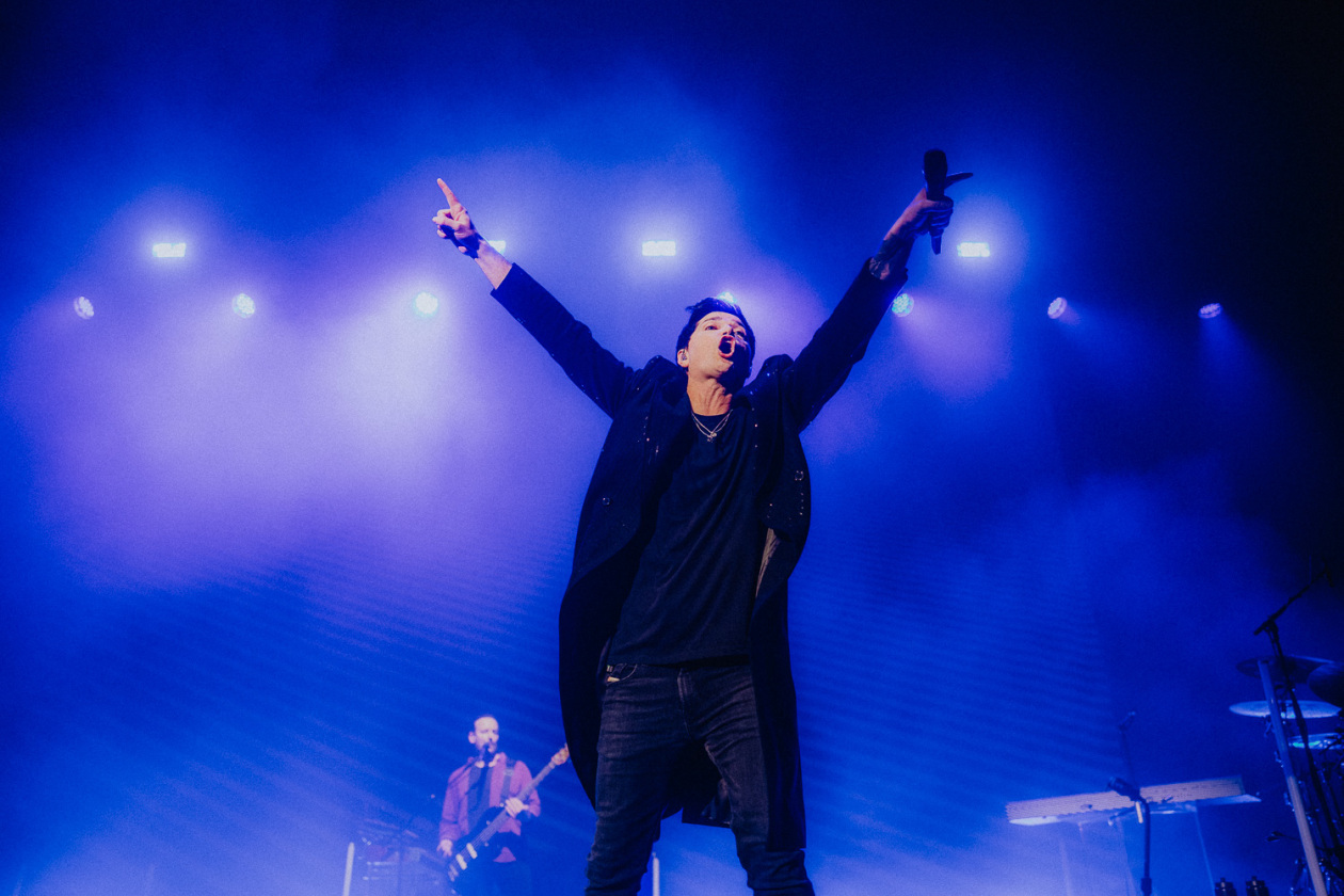 The Script – Die neu formierten irischen Poprocker in der Hauptstadt. – Danny O'Donoghue.