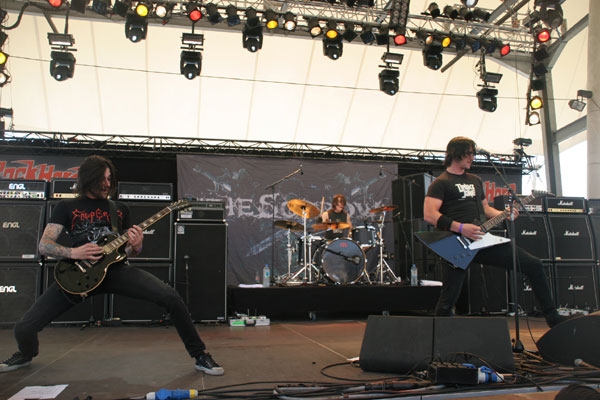 The Sorrow – Die Österreicher machten als einzige Metalcore Band eine gute Figur. – 