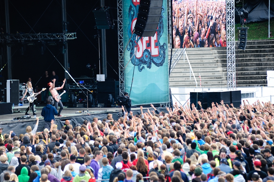 Nach Lynns Erkrankung kehren The Subways mächtig zurück. – The Subways, Rock Am See 2011