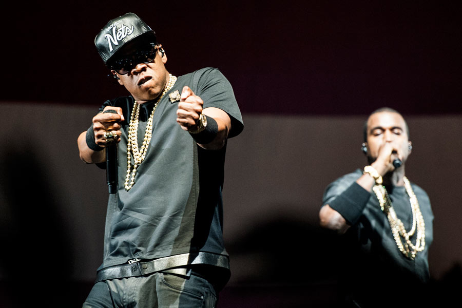 The Throne – You are now watching the throne! – Jay-Z (links) und Kanye West