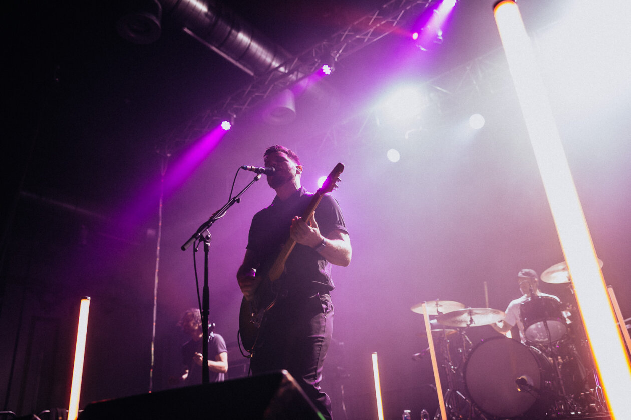 Live in der Hauptstadt: die Post-Hardcore-Größen um Dustin Kensrue. – Thrice.