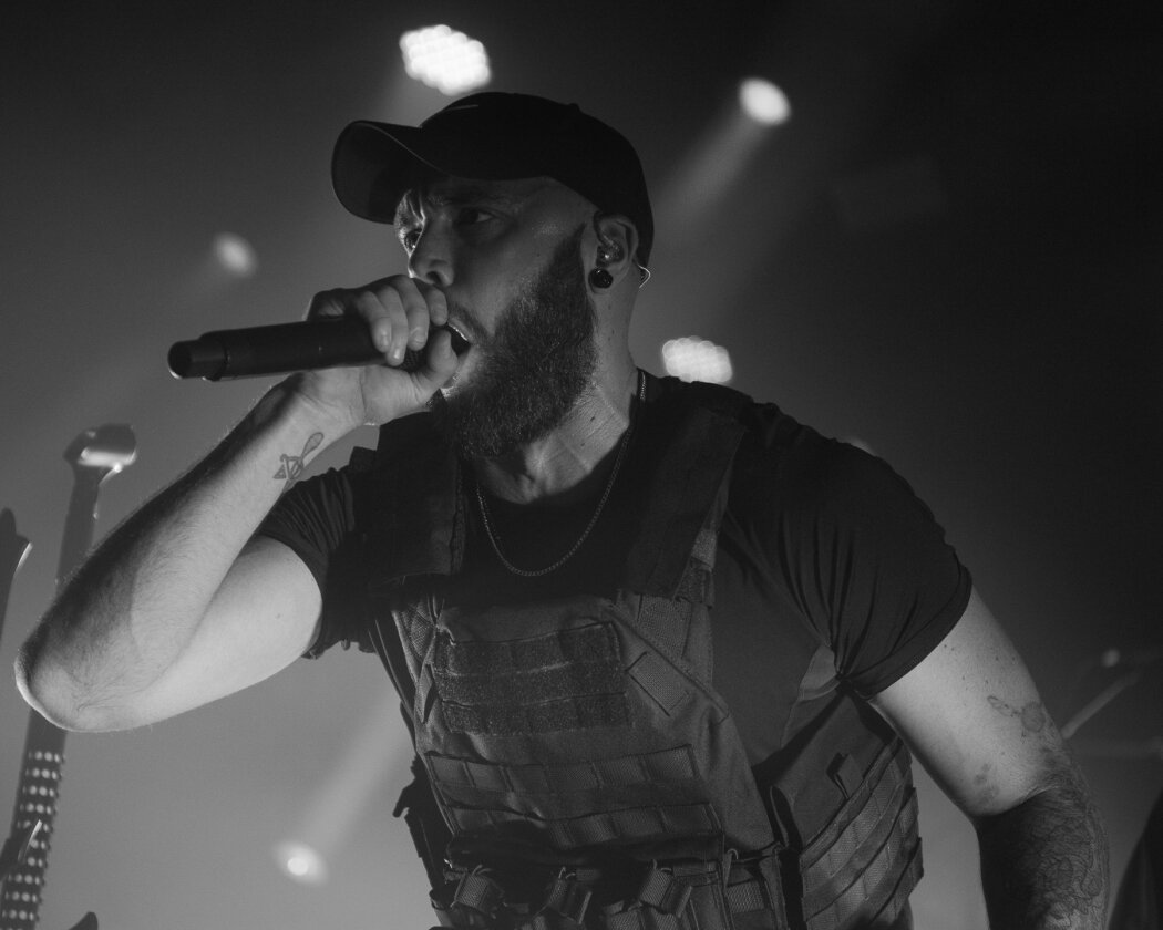 Thy Art Is Murder – Der neue Sänger Tyler Miller feiert seinen Einstand auf Deutschlandtour. – Tyler Miller.