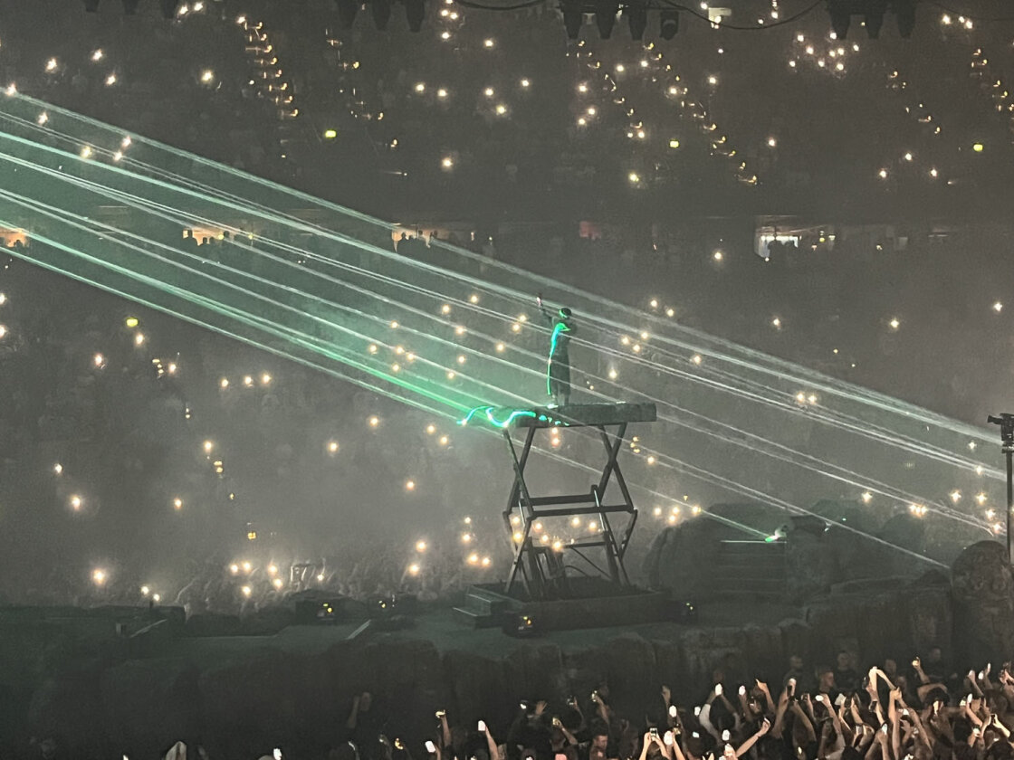 Der US-Rapper bei seinem ersten Auftritt in der Hansestadt überhaupt. – Travis Scott.