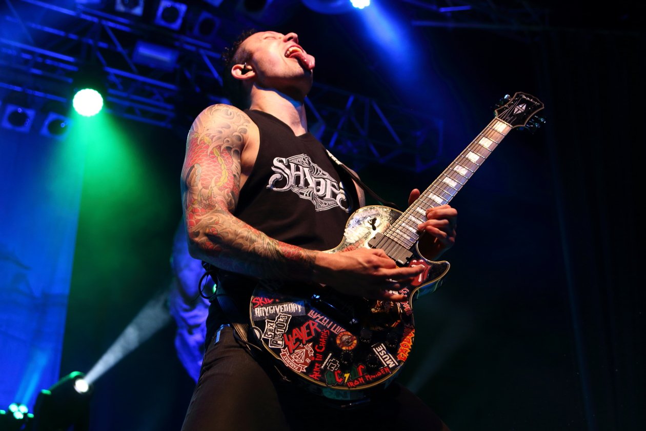 Trivium – Matt Heafy und Co. auf Tour mit Sikth und Shvpes. – Matt Simmons.