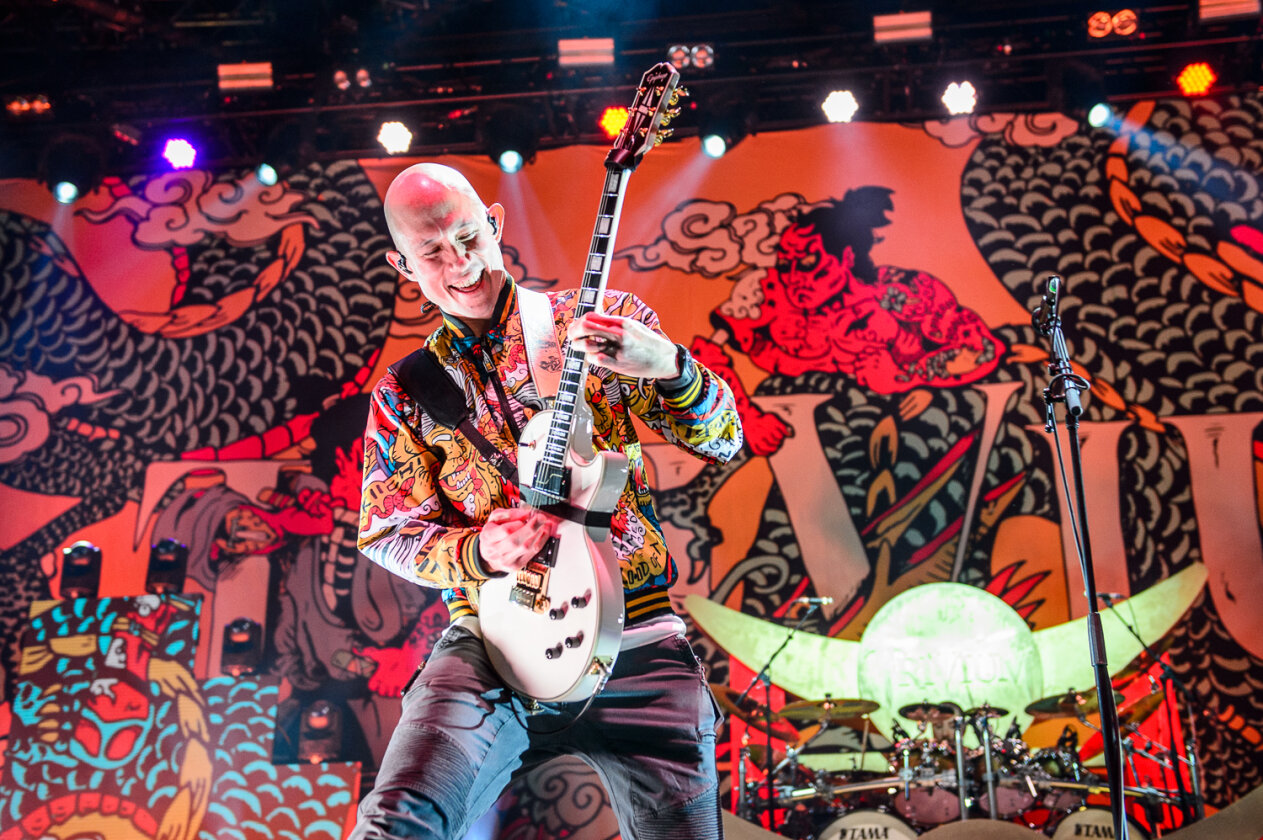 Matt Heafy und Band geben Gas. – Trivium.