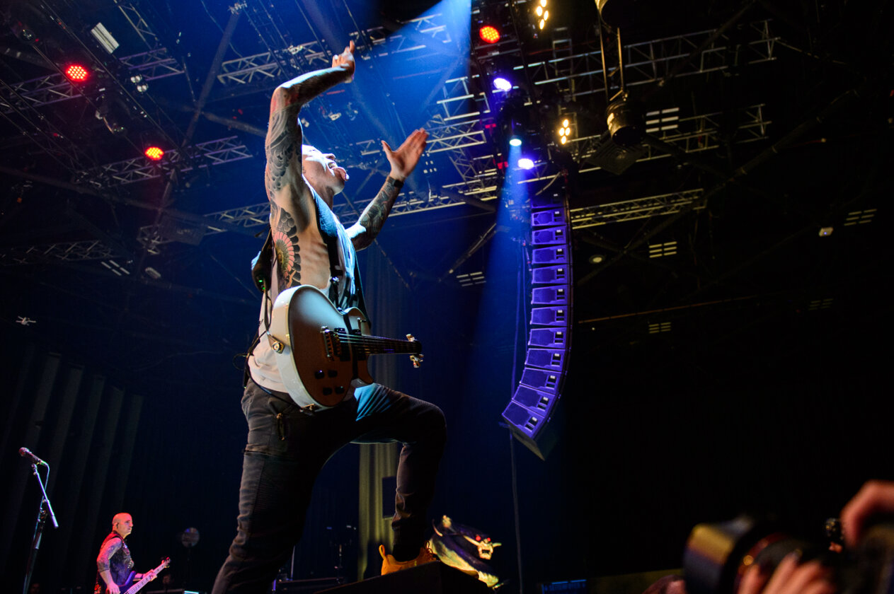 Matt Heafy und Band geben Gas. – Trivium.