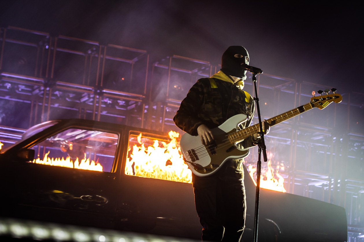 Zwei Mann on stage und die Arena voll. – Twenty One Pilots.