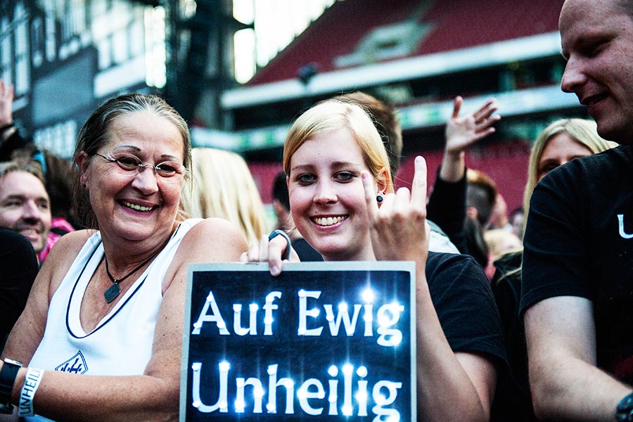 Über 30.000 Zuschauer lockte der Graf nach Köln. – Unheilig in Köln