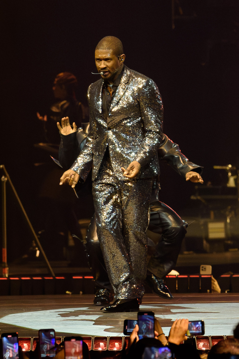 R'n'B-Alarm: der US-Star in der Hauptstadt. – Usher.