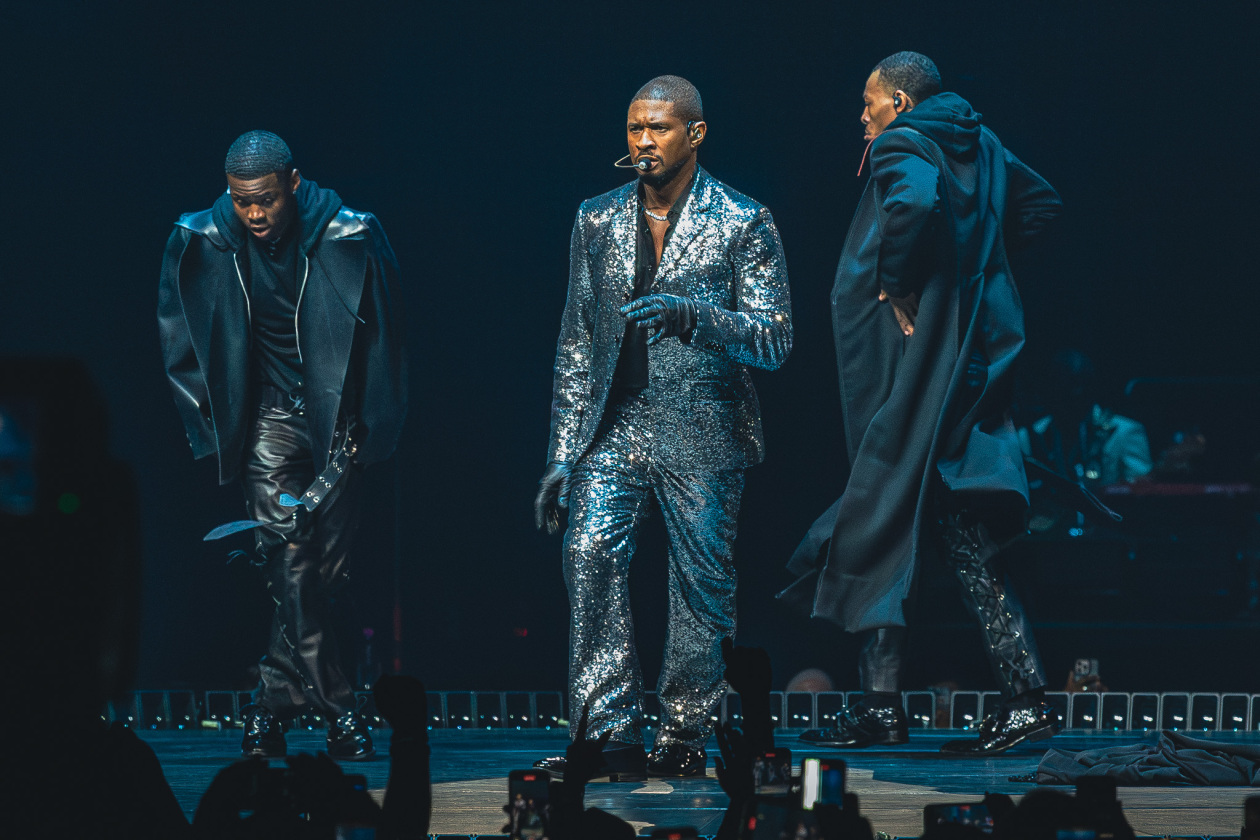R'n'B-Alarm: der US-Star in der Hauptstadt. – Usher.