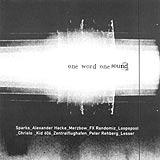 Various Artists - One Word One Sound Artwork