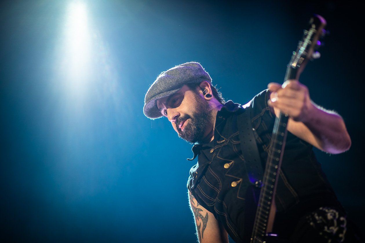 Mit der aktuellen Scheibe "Rewind, Replay, Rebound" zu Gast in der Hauptstadt. – Volbeat.